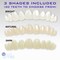 Instant Smile 30 Assorted Temporary Tooth Kit Deluxe 3 Shades Replacement Kit